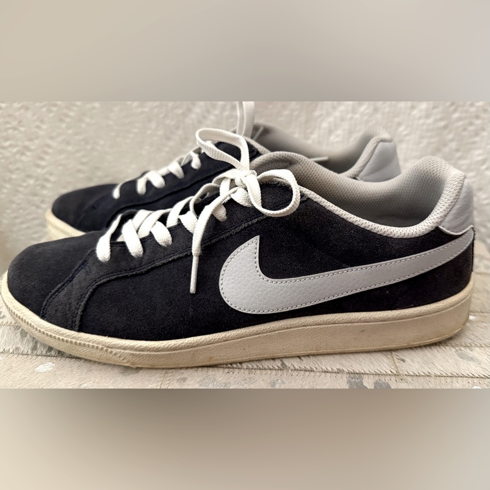 Nike Court Majestic Navy White Suede Sneakers Size 11